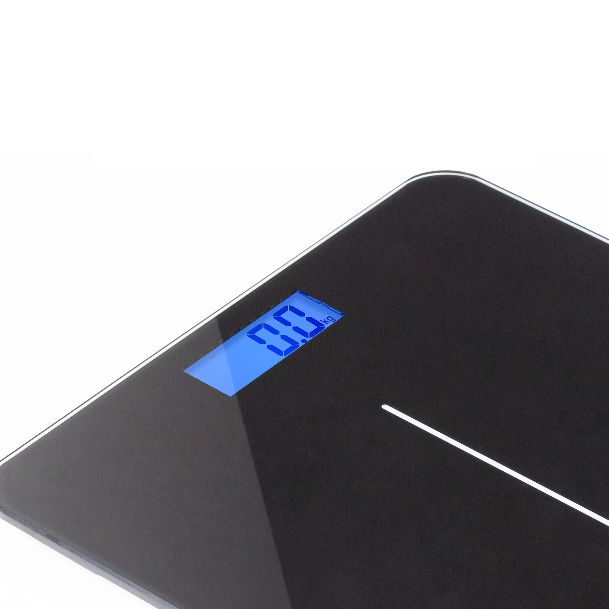 Smart Digital Bathroom Scale - Accurate Body Weight Measurement with Auto Step-On Technology, Ultra Slim Design in Black - Perfect for Home Gym, Health Tracking & Fitness Enthusiasts