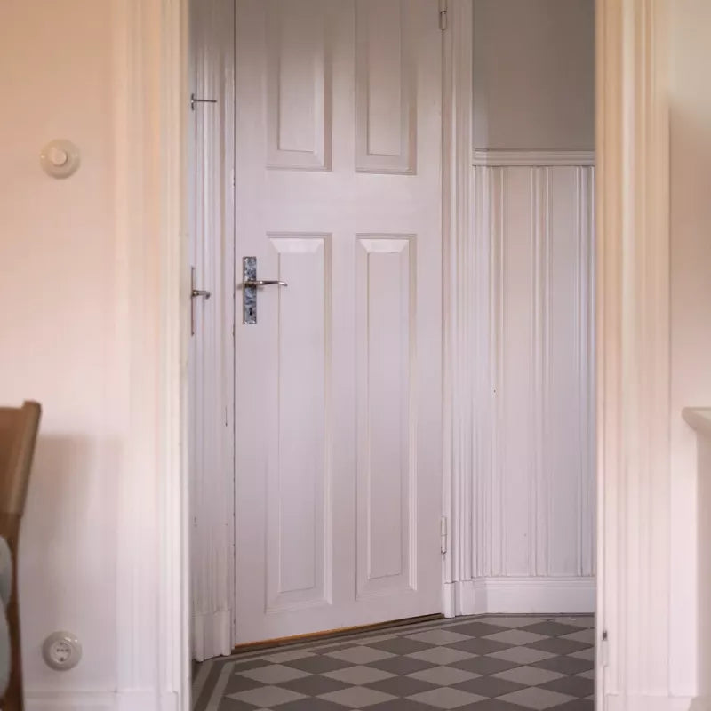 Dorr Door Handle Lock Long Sign Nickel - Secure & Stylish Entry Solution for Homes & Offices