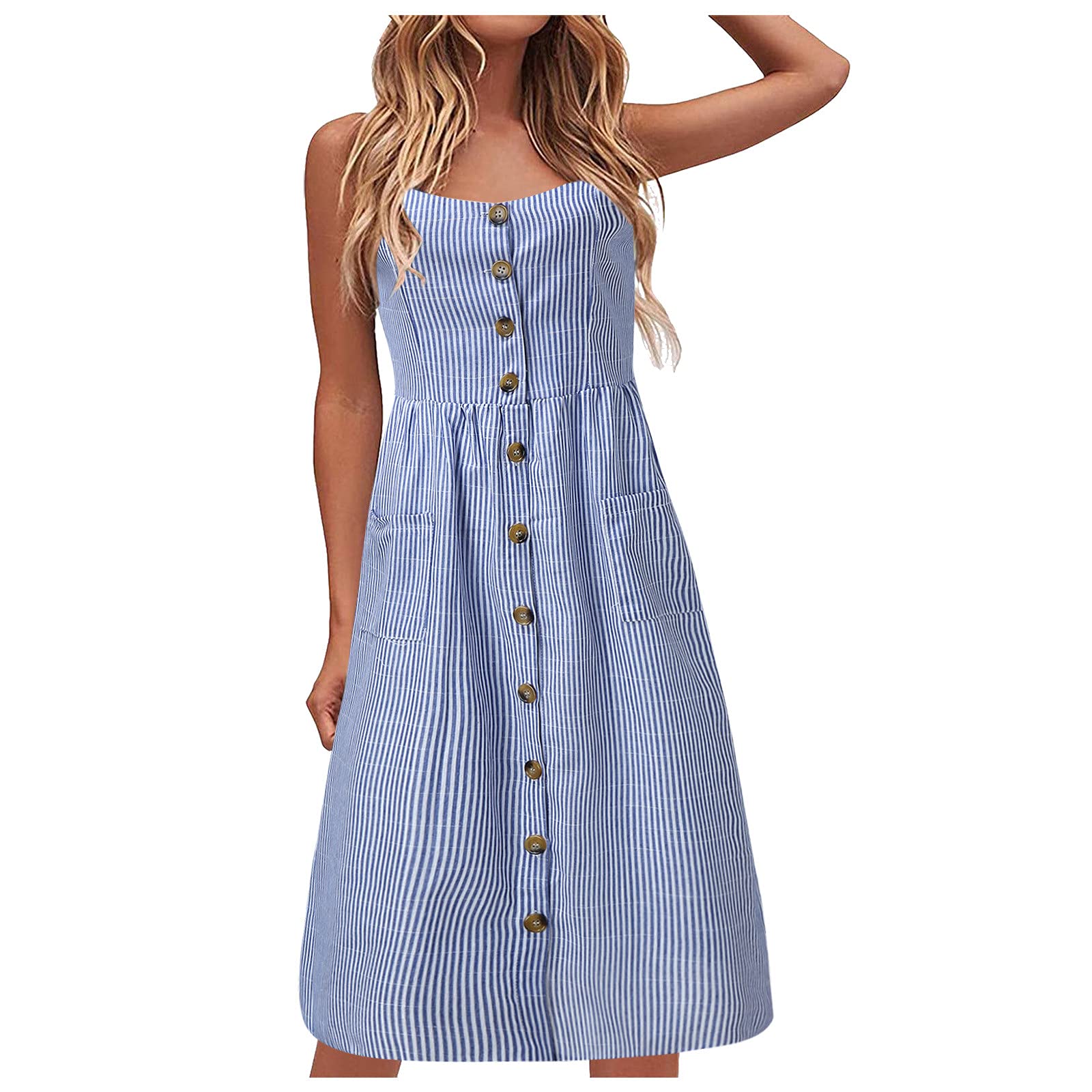 Women's Sexy V-Neck Sleeveless Bohemian Maxi Dress with Open Back & Floral Print - Perfect for Beach Vacations, Summer Parties & Casual Outings