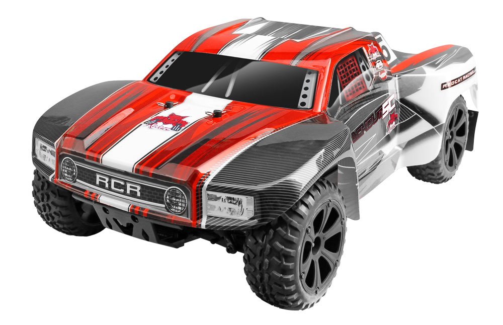 Redcat Racing Blackout SC 1/10 Scale Electric Short Course Truck - Waterproof Off-Road RC Car with Brushless Motor - Perfect for Backyard Racing & Off-Road Adventures