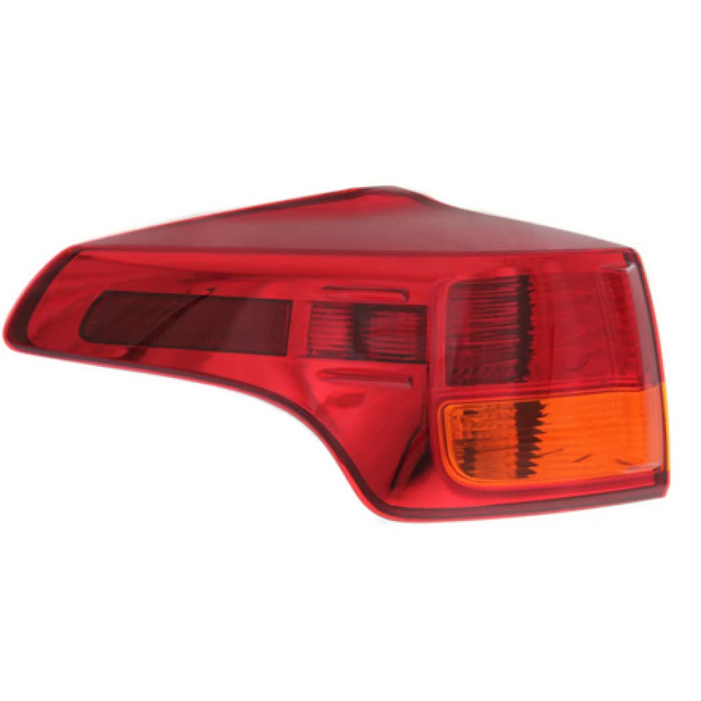 2013-2015 Toyota RAV4 Driver Side Tail Light Assembly - CAPA Certified Replacement for TO2804119 with Bulbs Included | Perfect for Night Driving & Enhanced Vehicle Safety