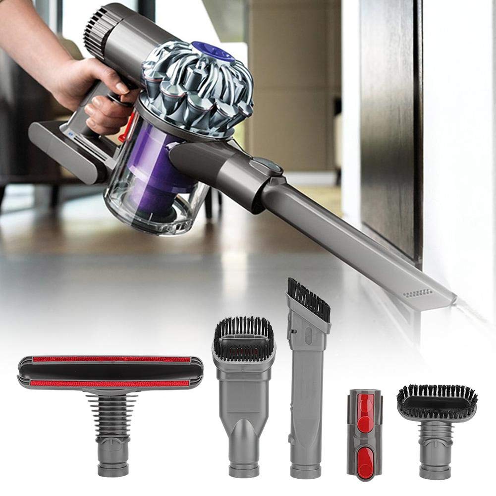 CHICIRIS 5-Piece Vacuum Cleaner Accessories Set - Includes Brushes, Suction Heads & Adapters | Compatible with Most Vacuum Models | Perfect for Deep Cleaning Carpets, Furniture & Hard Floors