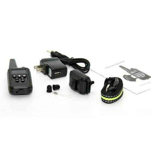 Waterproof Dog Training Collar - Shock & Vibration Remote Control for Small Medium Large Dogs - Adjustable & Rechargeable for Outdoor Walking Hunting Swimming