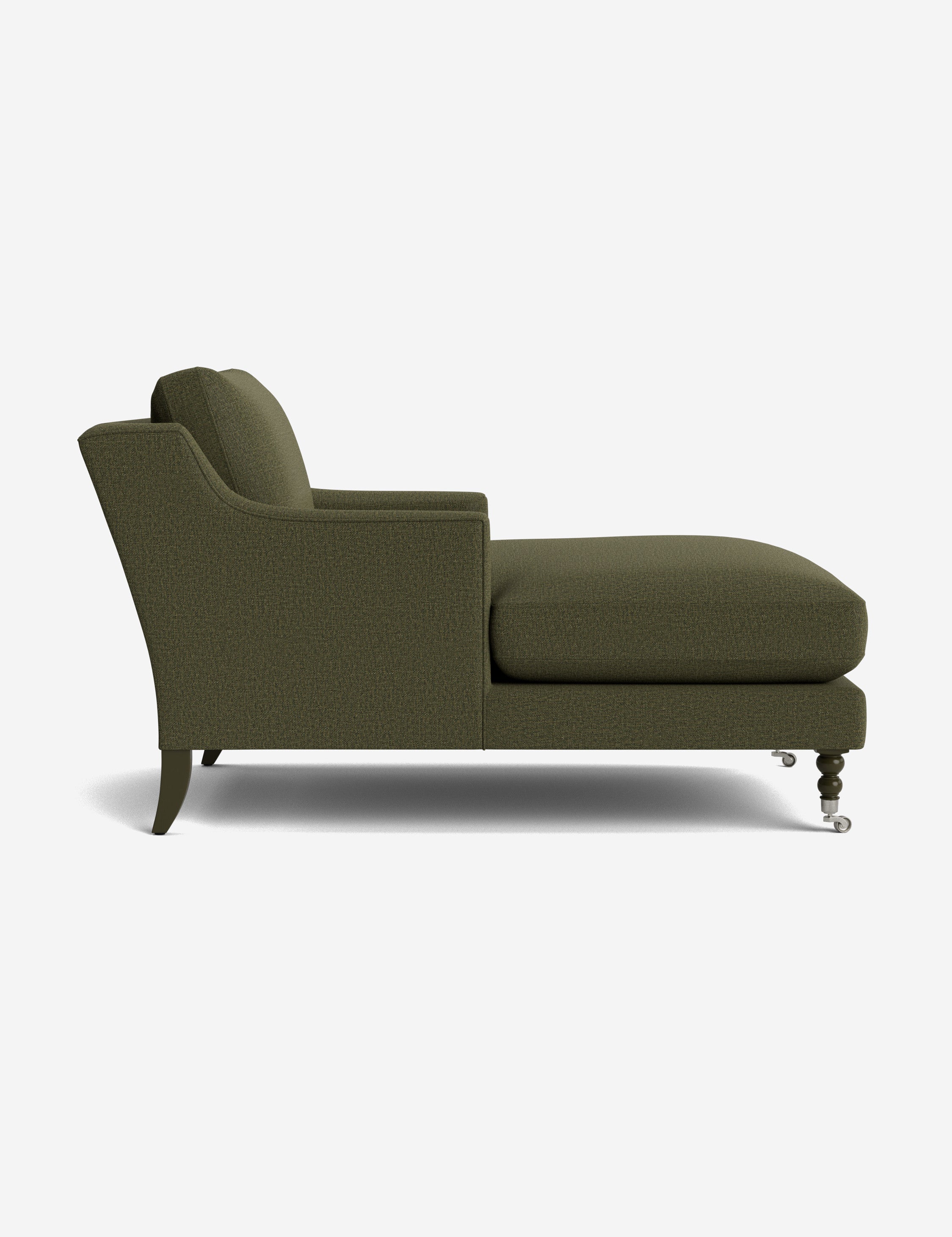 Fabienne Chaise Lounge Chair - Modern Accent Chair for Living Room, Bedroom & Office - Stylish Mid-Century Design with Wooden Legs - Perfect for Relaxing, Reading & Home Decor