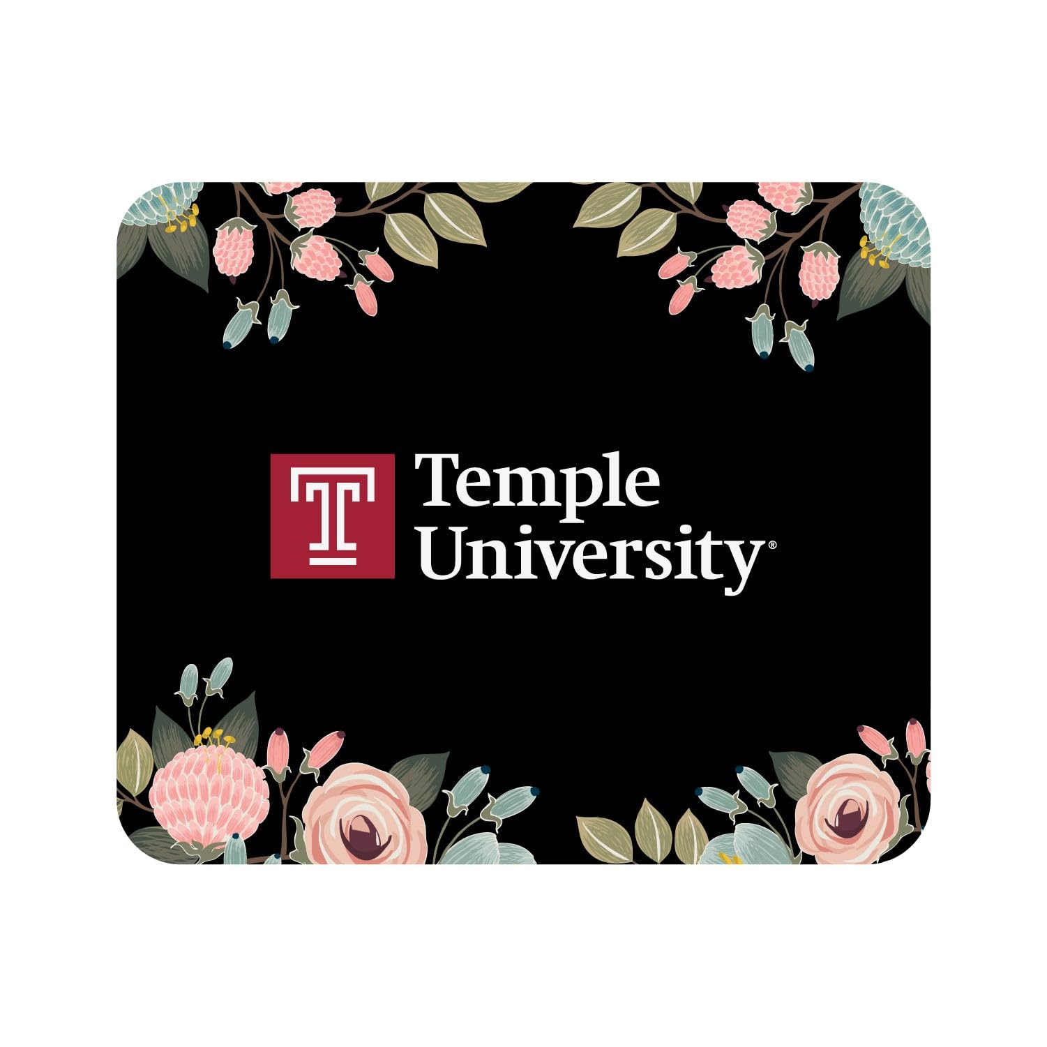 OTM Essentials Temple University Standard Fabric Mouse Pad - Non-Slip Desk Accessory for Gaming & Office Use - Classic Design for Computers & Laptops - Perfect for Work, School & Home Office Setup