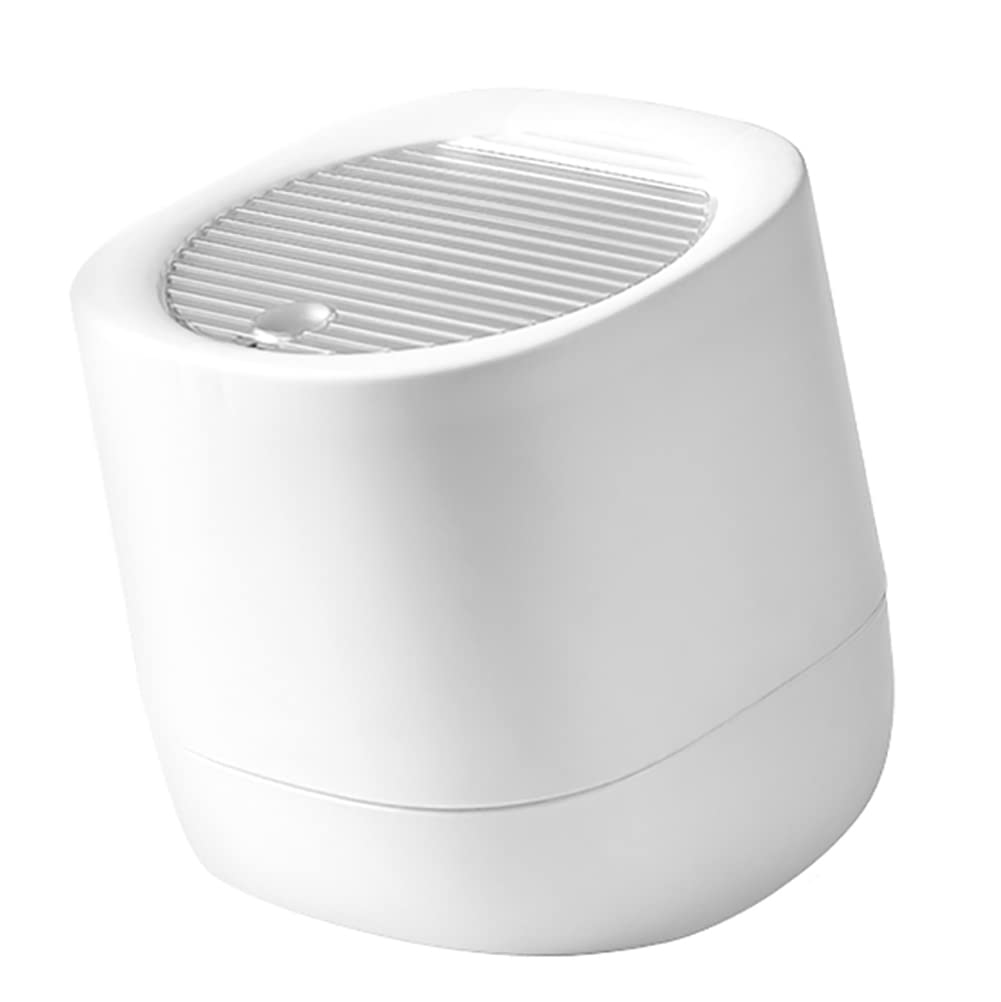 Z·Bling Mini Recycle Bin - Small Plastic Trash Can with Lid for Home & Office (13.5x13x15.5cm) - Creative Desktop Waste Bin for Paper, Snacks, and Office Supplies | Perfect for Desk, Bedroom, and Workspace Organization
