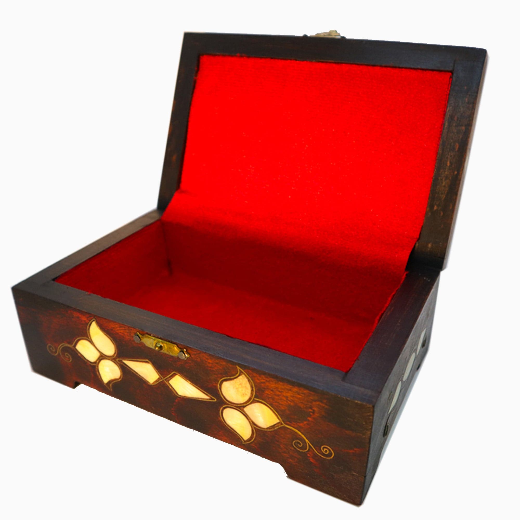 Elegant Mother of Pearl Inlaid Jewelry Box - Perfect for Gift Giving, Wedding Favors & Jewelry Storage