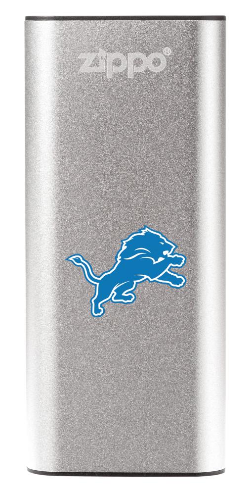 NFL Detroit Lions Official Licensed HeatBank® 3 Rechargeable Hand Warmer - Portable USB Heating Pad for Winter Sports, Hunting & Outdoor Activities