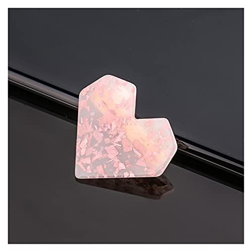 Heart-Shaped Hair Clip - Peach Color Hair Pin for Women & Girls | Perfect for Weddings, Parties & Everyday Styling