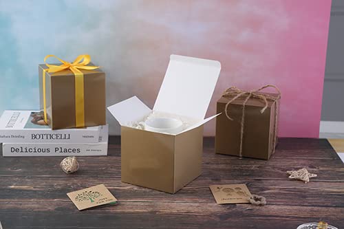 Ezek 12-Pack Square Gift Boxes for Birthdays, Weddings & Holidays - Elegant Present Packaging for All Giving Occasions