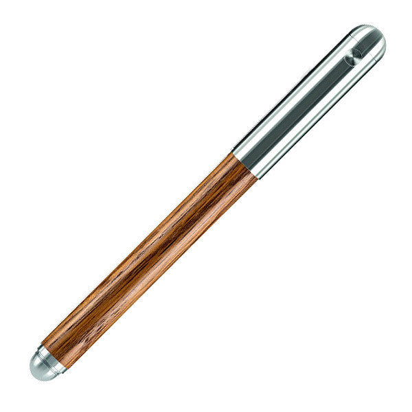Premium E+M Contract Long Fountain Pen - Aged Oak Finish - Elegant Writing Instrument for Business, Signing Documents & Calligraphy
