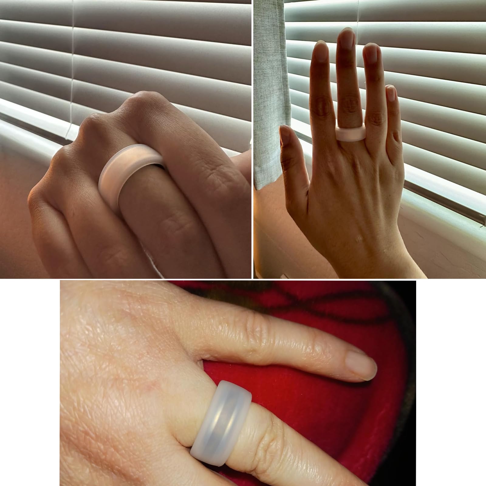 4 Pack Silicone Smart Ring Covers for Oura Ring Gen 3 - Elastic Protective Case for Men & Women - Workout, Gym & Daily Wear Finger Accessories - Perfect for Running, Swimming & Sleep Tracking