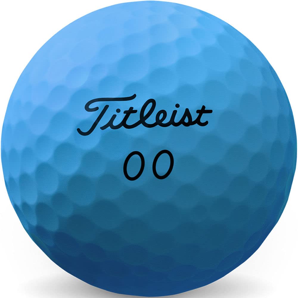 Titleist Velocity Matte Blue Golf Balls - 12 Pack | High Visibility Golf Balls for Low Light Conditions | Perfect for Driving Range, Tournament Play & Casual Golfing
