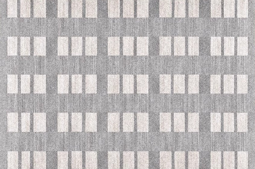 Modern Geometric Area Rug - Extra Large Gray Floor Carpet for Dining Room, Living Room, Bedroom & Office - Non-Slip Soft Home Decor Rug for High Traffic Areas