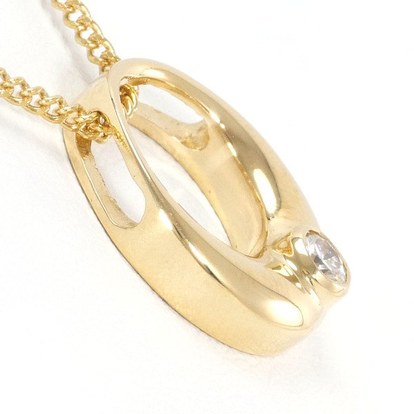 18K Yellow Gold Diamond Necklace for Women - Elegant & Timeless Jewelry Gift for Anniversary, Wedding, or Special Occasion