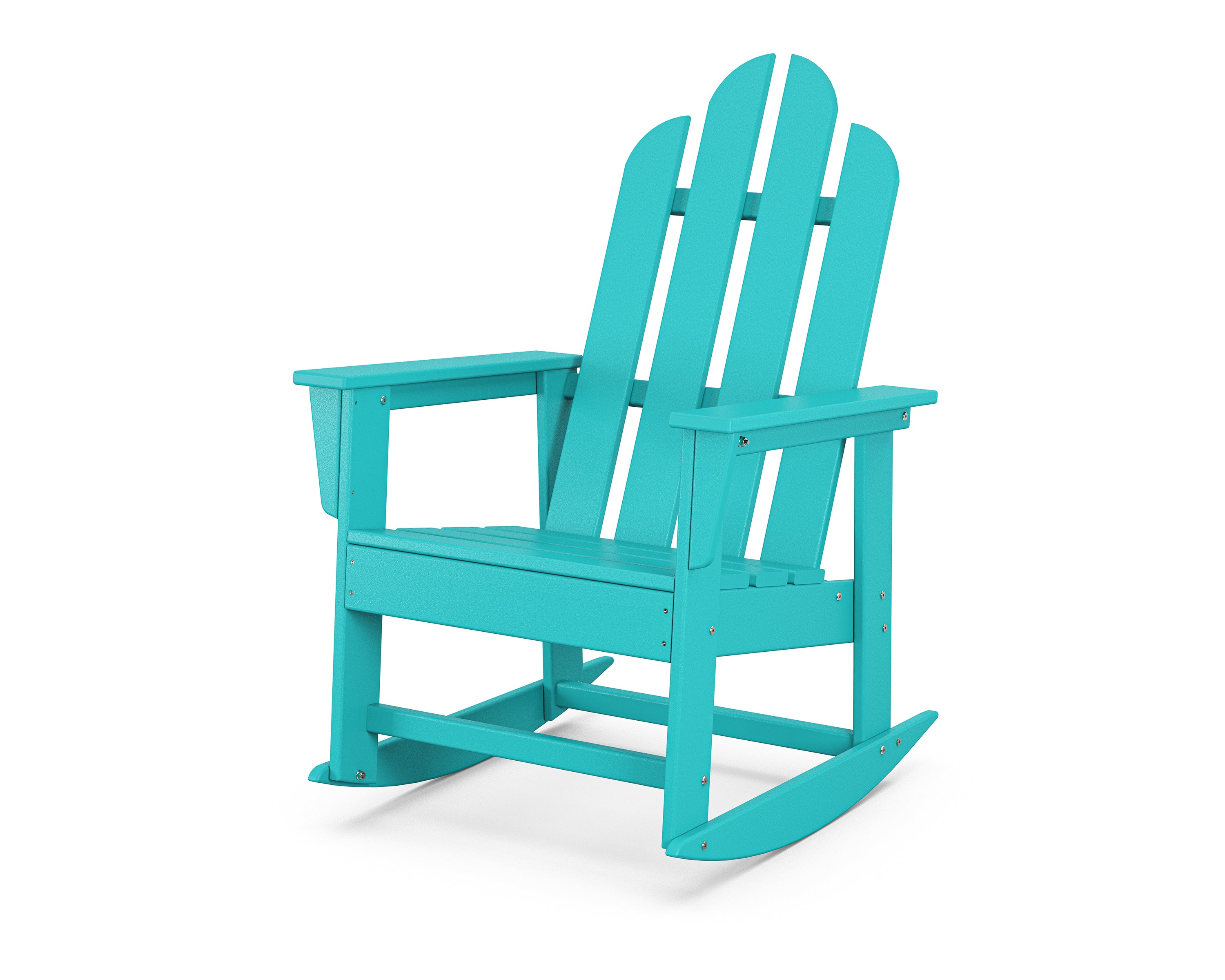 POLYWOOD Long Island Rocking Chair - All-Weather Outdoor Rocking Chair with UV Protection - Perfect for Patio, Garden, Porch & Backyard Relaxation