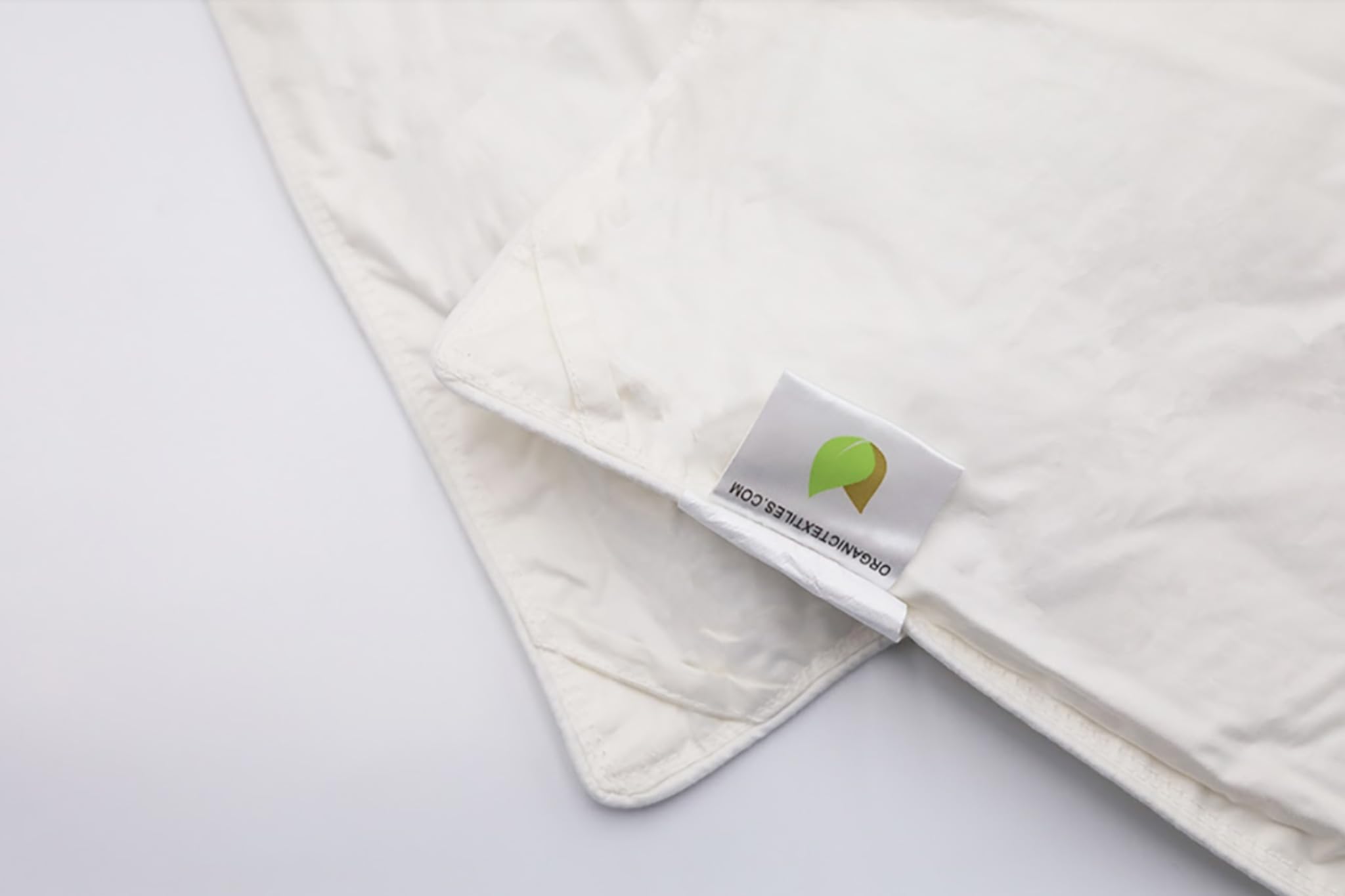 Organic Cotton White Down Alternative Comforter - King Size Heavy Fill, Hypoallergenic & Skin-Sensitive, All-Season Bedding, Machine Washable Eco-Friendly Duvet Insert for Allergy Relief & Cozy Sleep