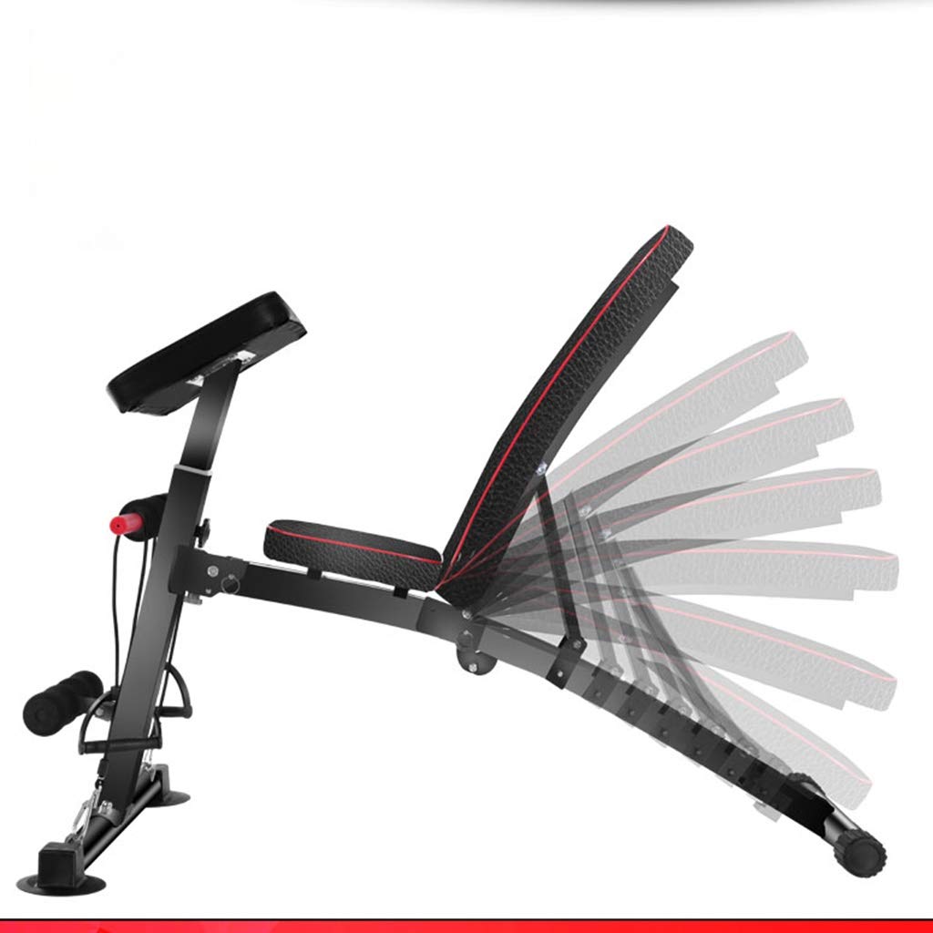 Adjustable Multi-Functional Fitness Bench for Full Body Workout - Roman Chair, Ab Sit Up Bench & Core Training Equipment | Home Gym & Professional Workout Use
