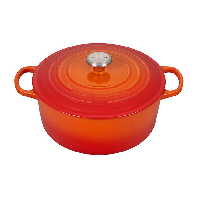 Le Creuset 7.25 Quart Round Dutch Oven - Enameled Cast Iron Cookware for Braising, Baking & Slow Cooking - Perfect for Soups, Stews & Family Dinners
