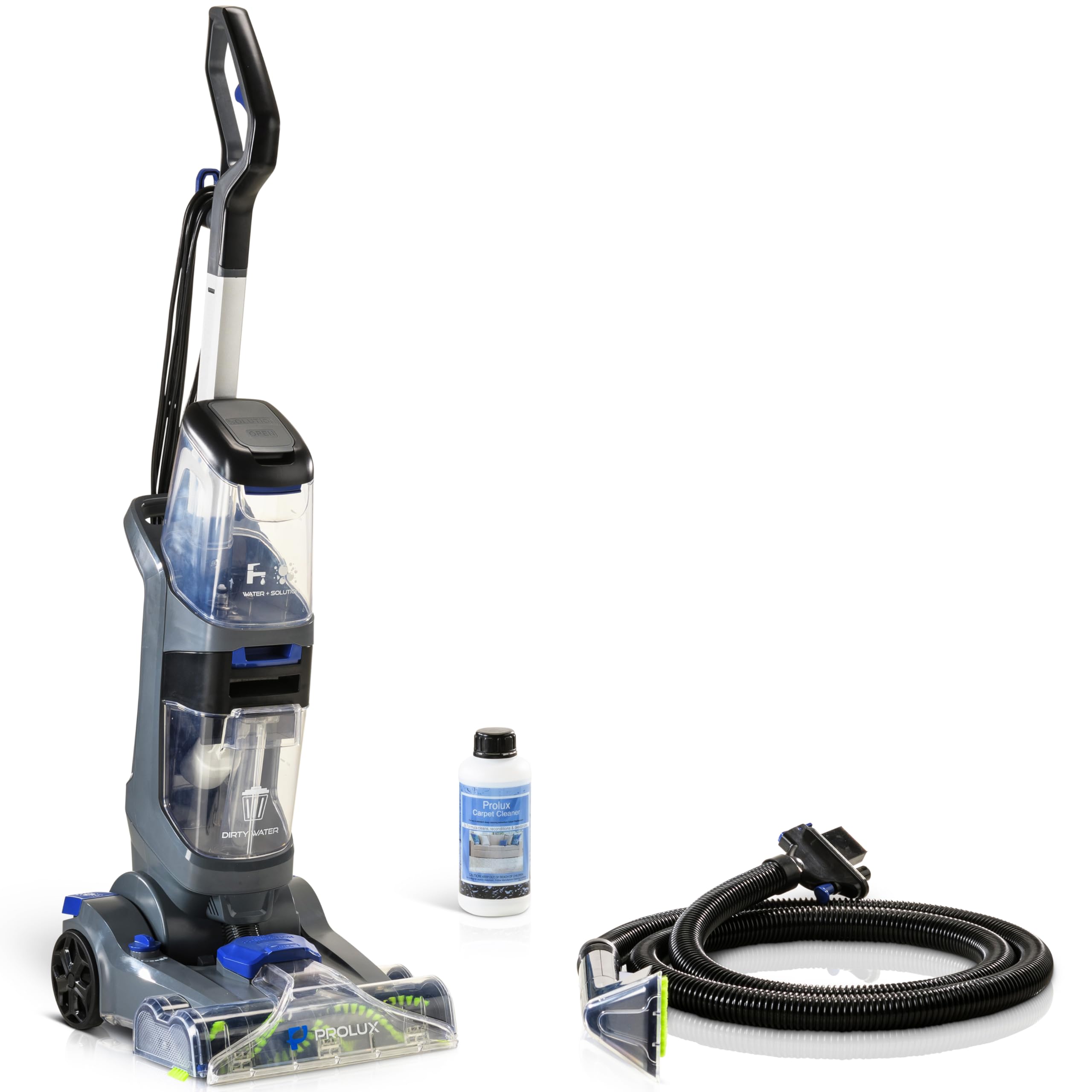 Prolux Carpet & Upholstery Cleaner Machine with Attachments - Deep Cleaning for Carpets, Sofas, Mattresses - Perfect for Home, Office & Pet Owners