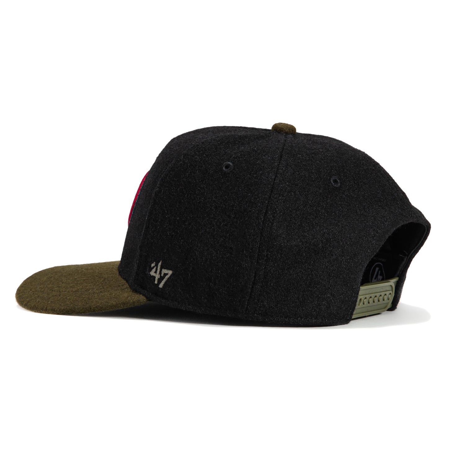 47 Brand Hitch Arizona Diamondbacks Snapback Adjustable Baseball Cap - Black & Olive | Official MLB Licensed Hat for Men & Women | Perfect for Baseball Games, Outdoor Activities & Casual Wear
