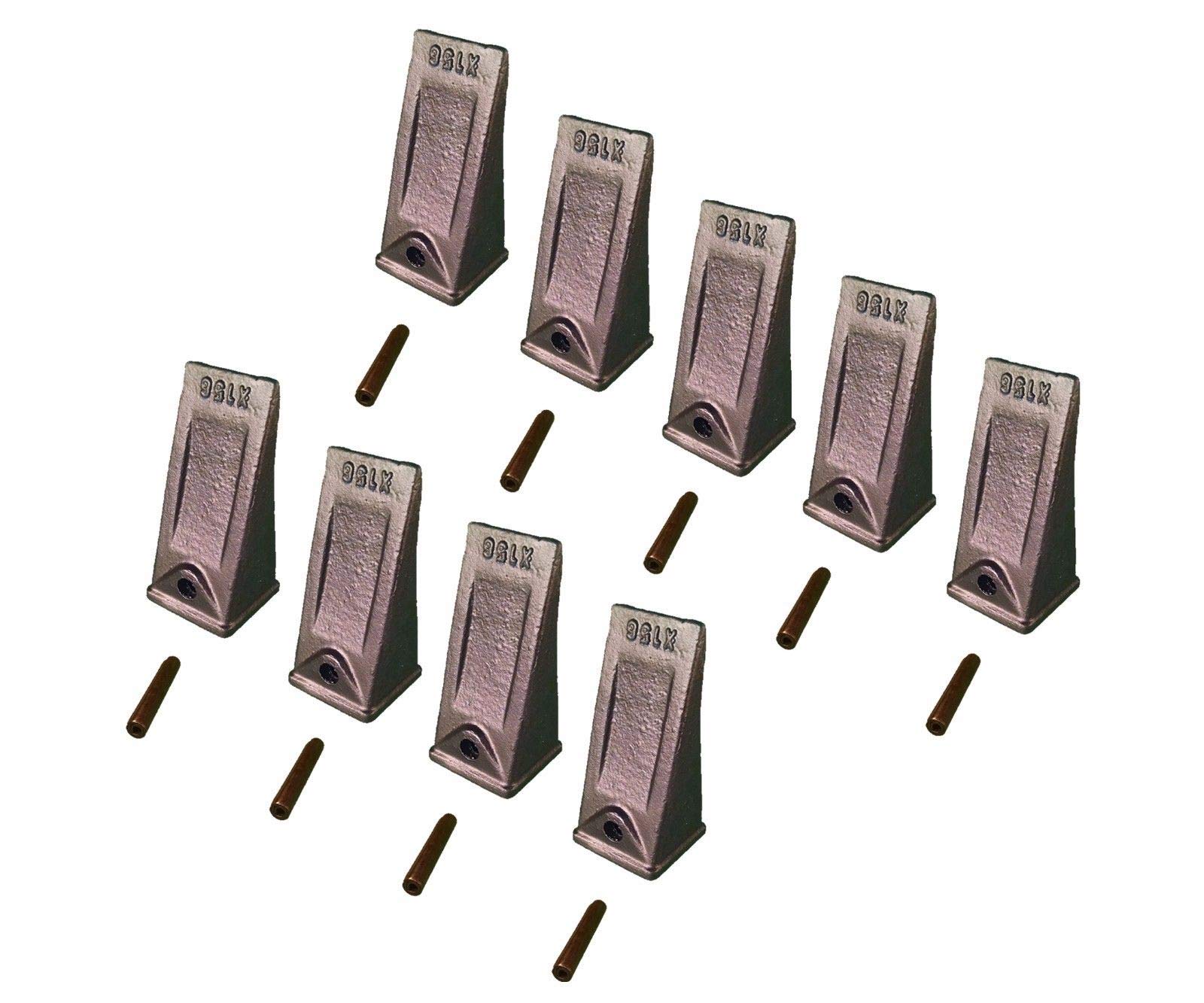 Hensley Style Mini Excavator Bucket Teeth & Pins - X156S P156 Replacement Parts for Compact Excavators - Perfect for Digging, Trenching & Construction Work