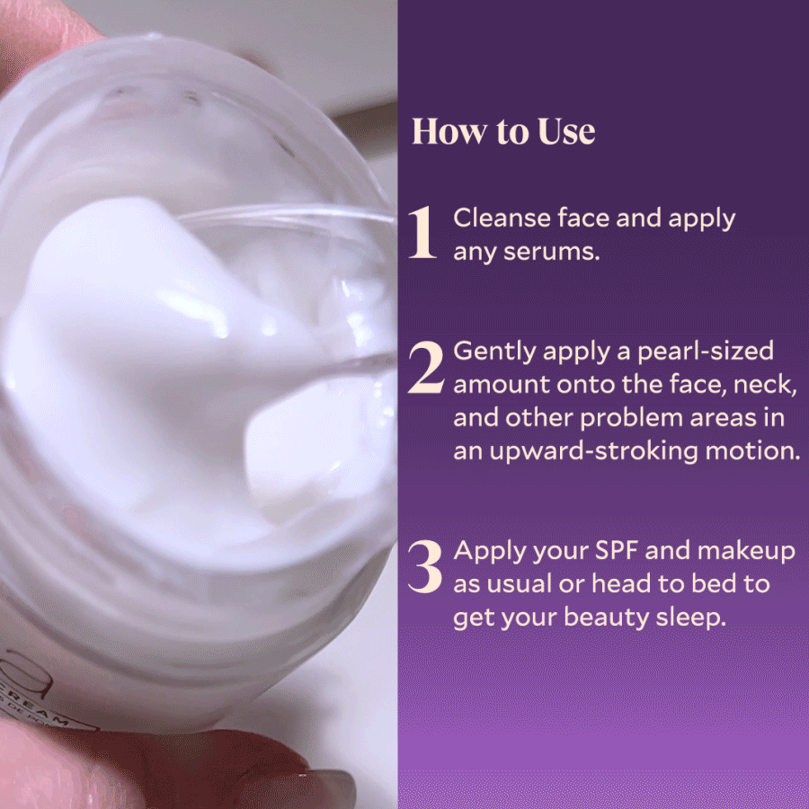 Apple Stem Cell Anti-Aging Face Cream - Natural Collagen Booster for Wrinkle Reduction & Skin Rejuvenation | Day & Night Moisturizer for Dry, Sensitive & Mature Skin