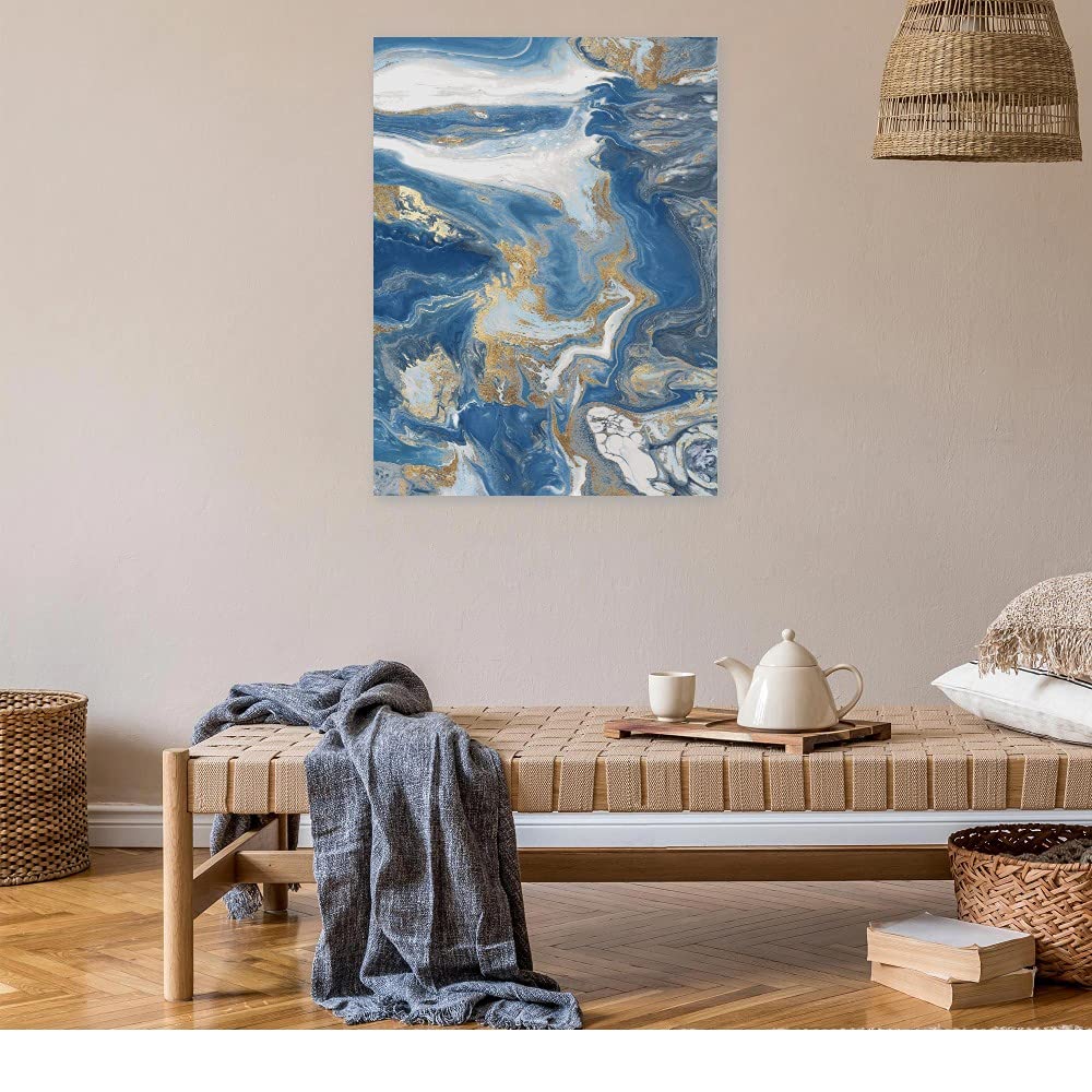 Champion Swing Canvas Wall Art - 42x56 Inch Ready to Hang Fine Art Painting by Ashvin Harrison - Perfect for Living Room, Bedroom, Office & Home Decor | Modern Abstract Artwork for Wall Decor in Bathroom, Kitchen, Bar or Dining Room