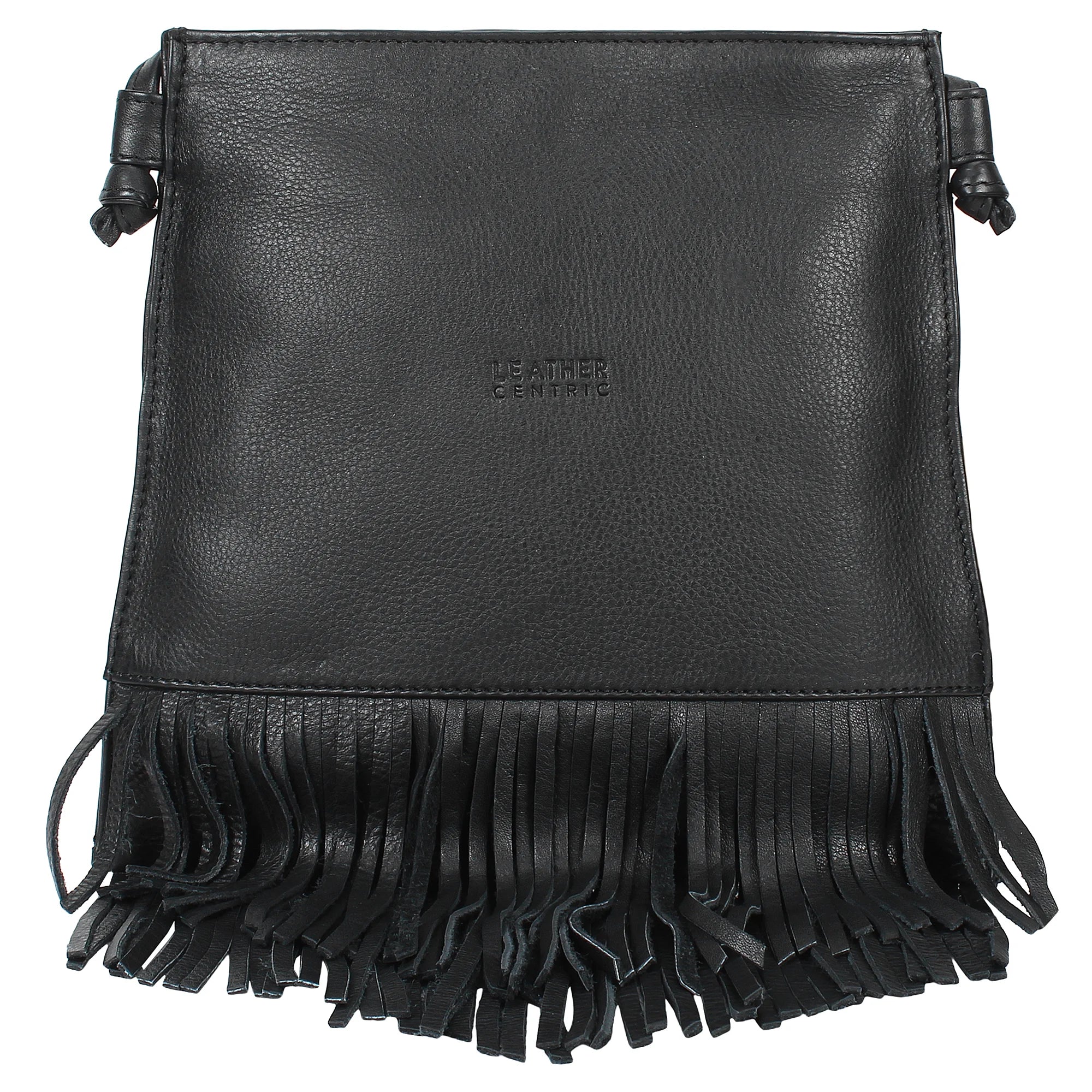 Stylish Leather Fringe Hobo Handbag for Women - Medium Size Black Crossbody Purse | Perfect for Casual Outings, Shopping & Travel Accessories