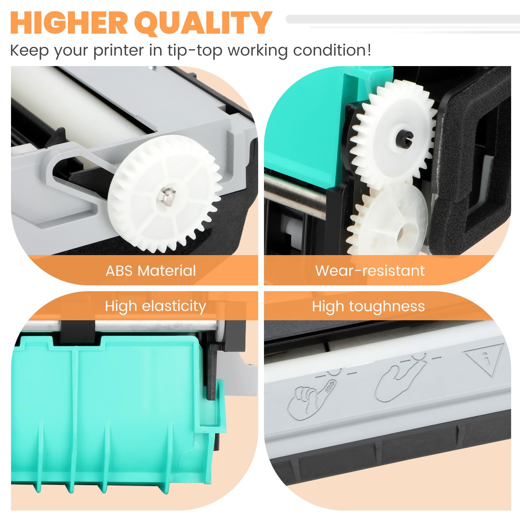 HP OfficeJet Pro X451 X452 X476 X477 X551 X552 X576 X577 Duplex Module Assembly CN598-67004 CN459-60375 & HP 973 974 Printer Ink Waste Collection Unit CN459-60377 - Compatible Replacement Parts for Home & Office Printing