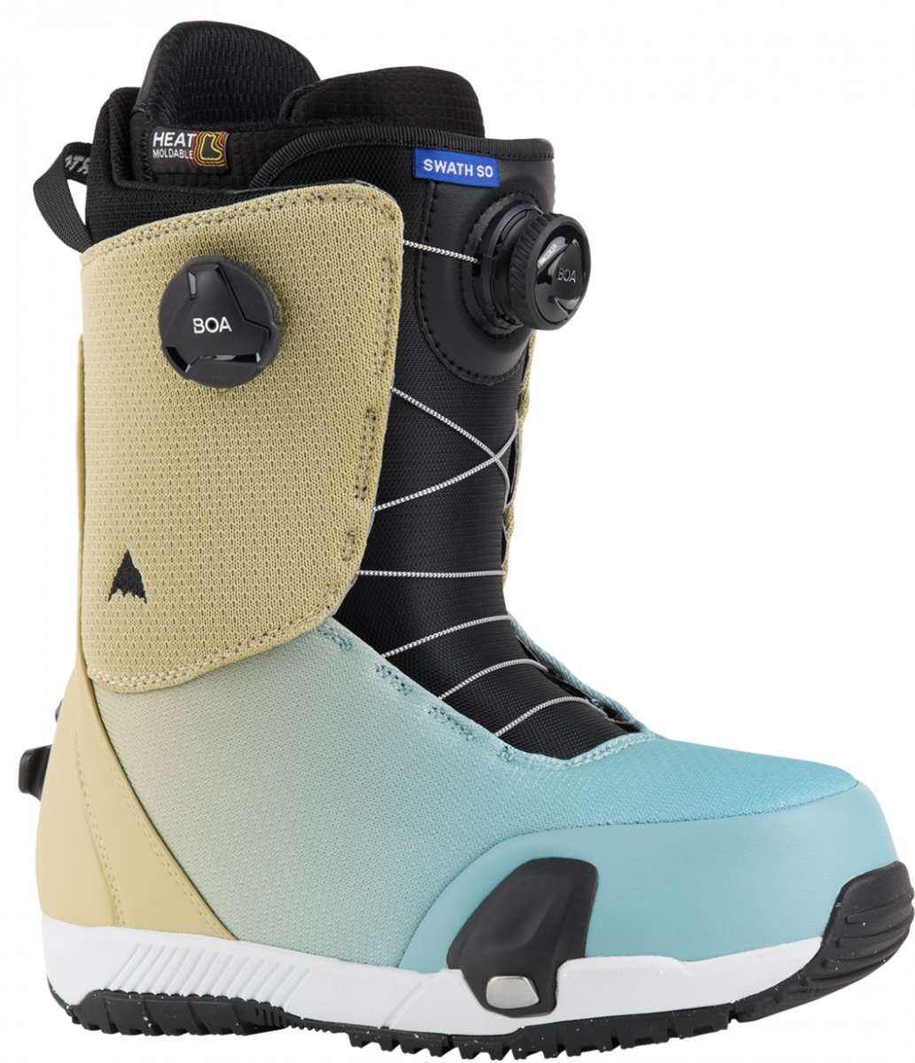 Burton Swath Step On Snowboard Boots 2024 - Men's & Women's Snowboard Boots for All-Mountain Riding - Perfect for Powder, Park, and Freestyle Snowboarding