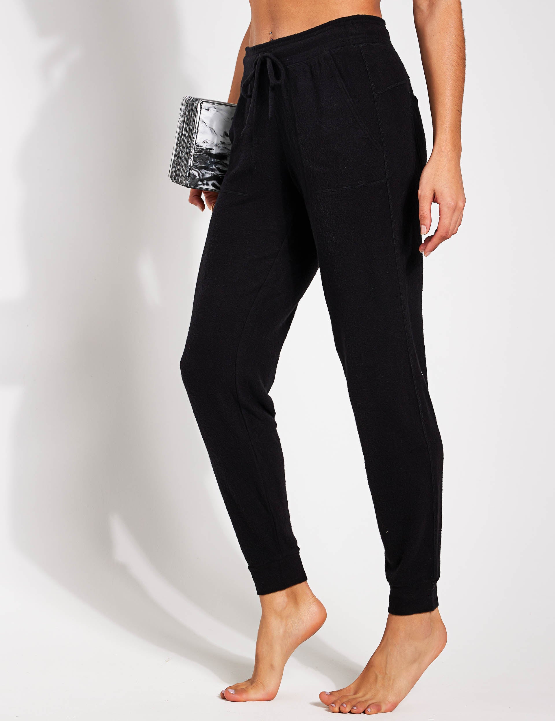 Premium Soho Sweatpants for Women - Soft & Comfortable Black Joggers - Perfect for Yoga, Lounge & Casual Wear