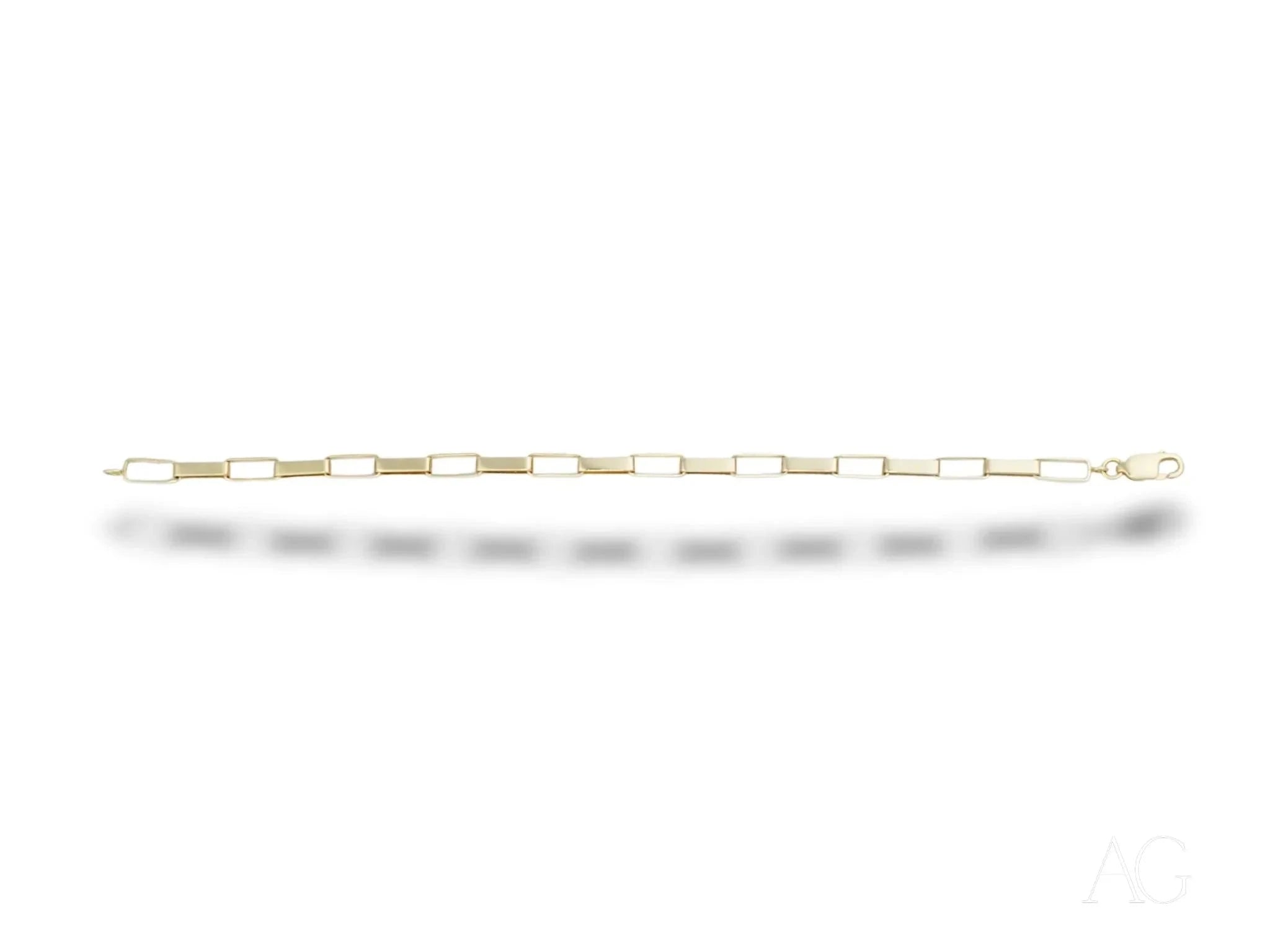 Elegant 18K Solid Gold Kids Bracelet - Classic & Durable Jewelry for Children's Birthday, Baptism & Special Occasions