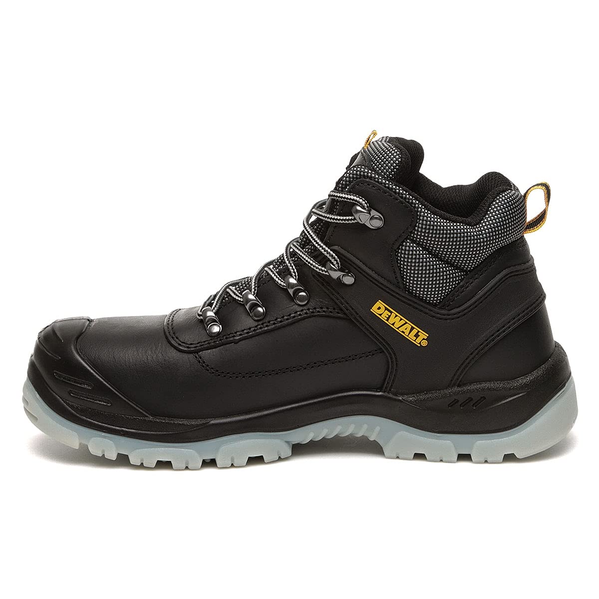 Laser Safety Hiker Black Boots Men's Size UK 7 (Euro 41) - Durable Hiking Shoes for Outdoor Adventures, Camping & Mountain Climbing