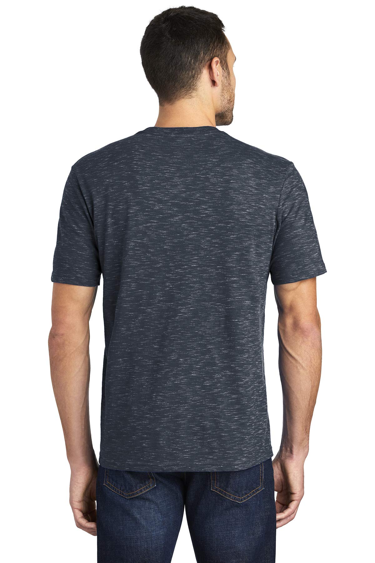 District Men's Medal Tear-Away Label T-Shirts - Comfortable Casual Wear for Gym, Workout & Everyday Use