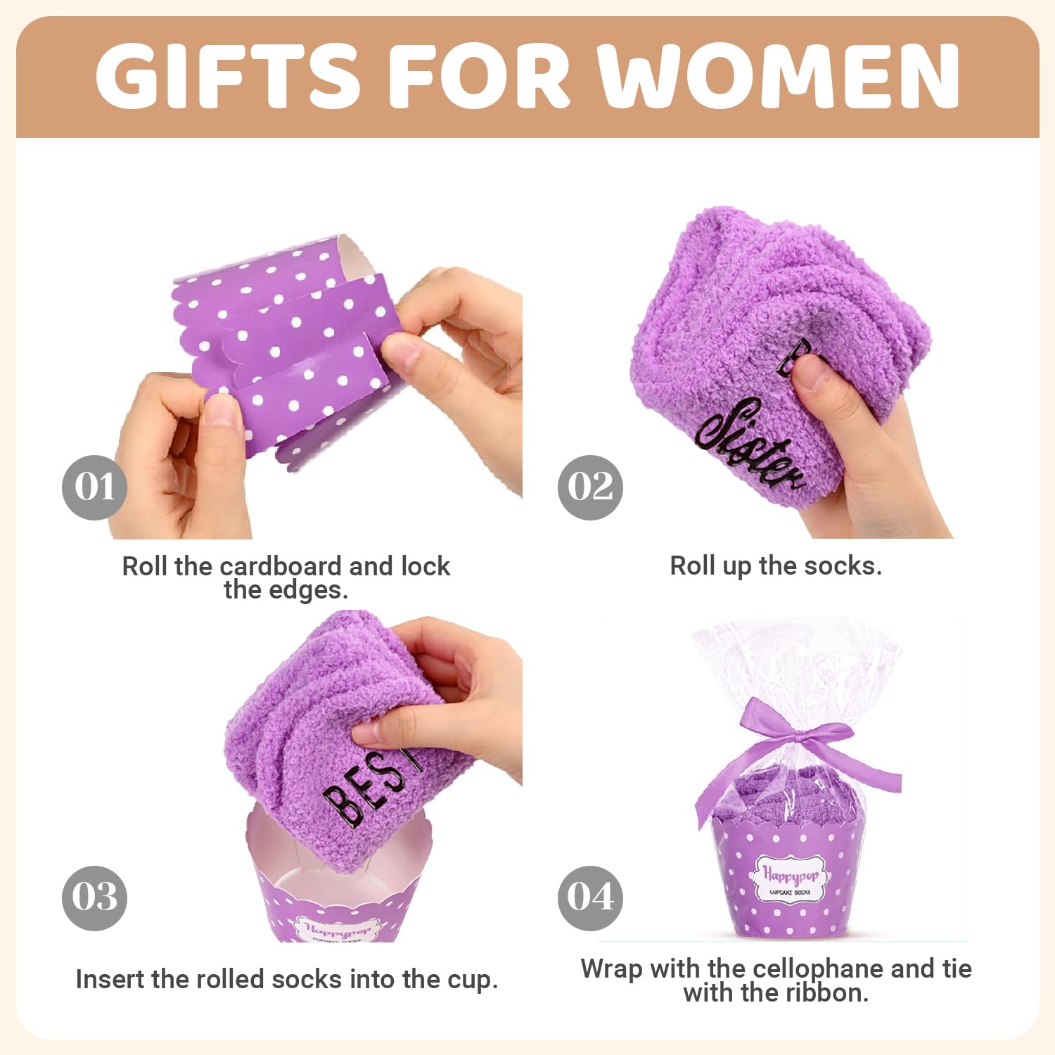 HappyPop Thoughtful Gifts for Women - Unique Presents for Sister, Daughter, Mother-in-Law & Aunt | Perfect Birthday, Mother's Day & Anniversary Gifts | Ideal for Special Occasions & Heartwarming Surprises
