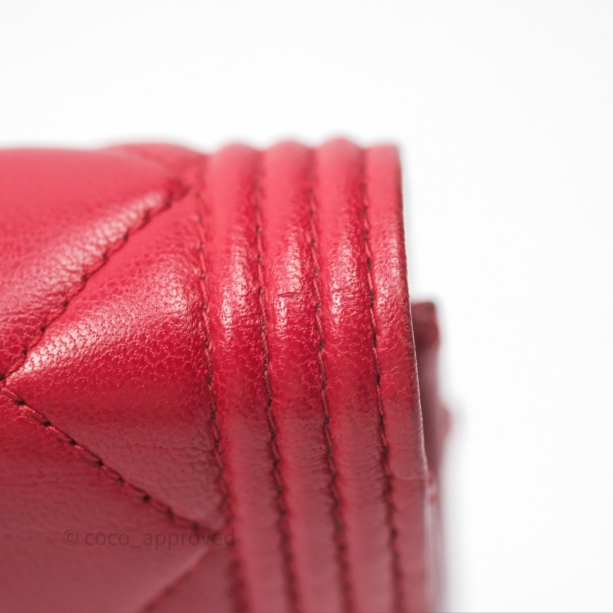 Chanel Boy Wallet on Chain WOC Red Lambskin Ruthenium Hardware - Luxury Crossbody Bag for Women, Perfect for Parties, Date Nights & Evening Events