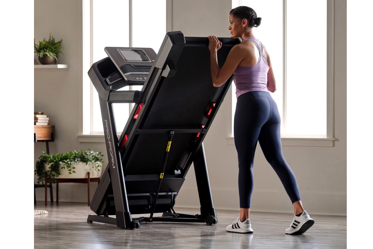 Proform Plus Trainer 1000 Treadmill - Premium Home Fitness Equipment for Running & Walking - Perfect for Small Spaces & Home Gyms