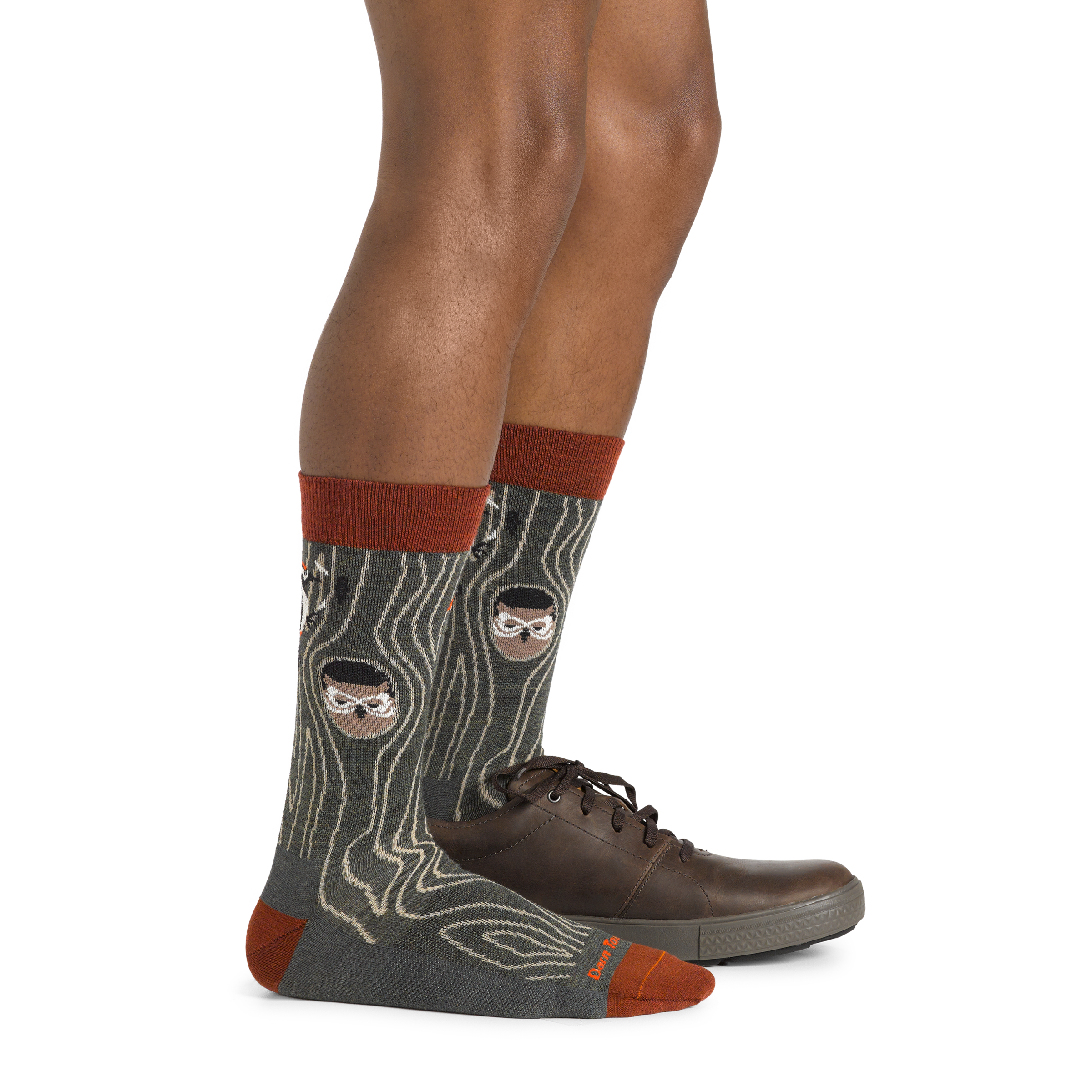 Men's Woody Crew Lightweight Lifestyle Socks - Comfortable Casual & Athletic Socks for Everyday Wear, Running, Hiking & Workout