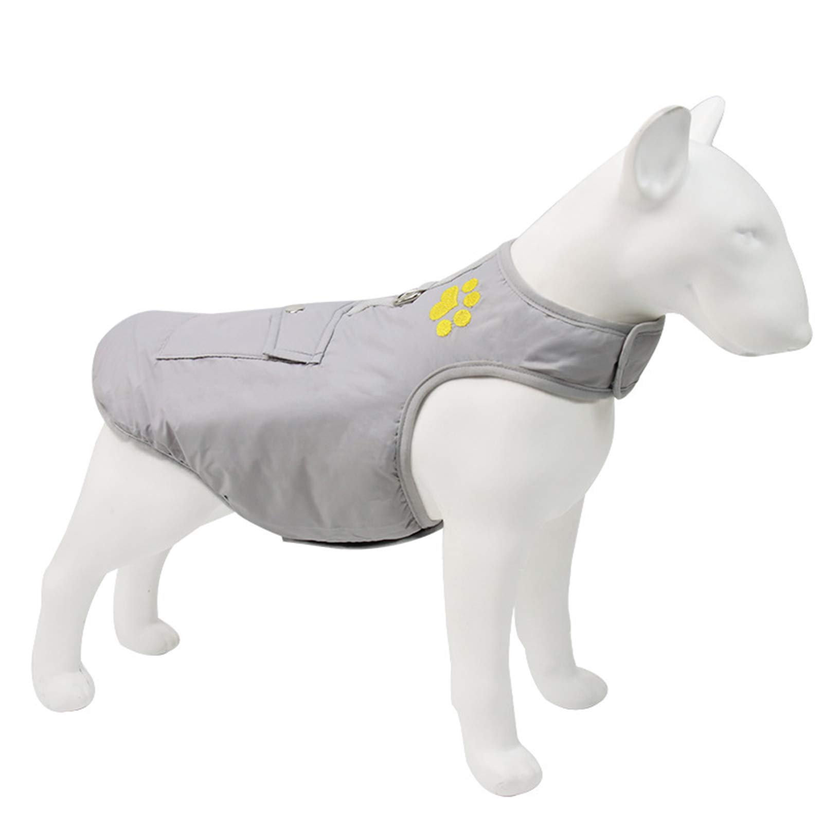 Waterproof Reversible Reflective Dog Winter Coat - Warm Pet Jacket for Small, Medium & Large Dogs (XS-4XL) with Pocket - Ideal for Cold Weather Walks, Outdoor Adventures & Nighttime Safety