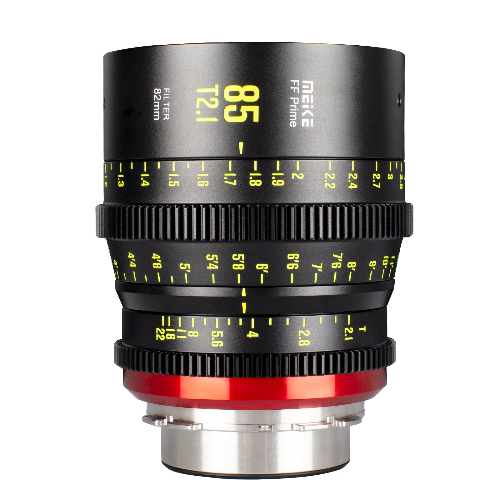 Meike 85mm T2.1 Full Frame Cine Prime Lens for PL Mount - Professional Cinema Lens for Sony, Canon, Blackmagic - Perfect for Filmmaking, Interviews & Portrait Photography