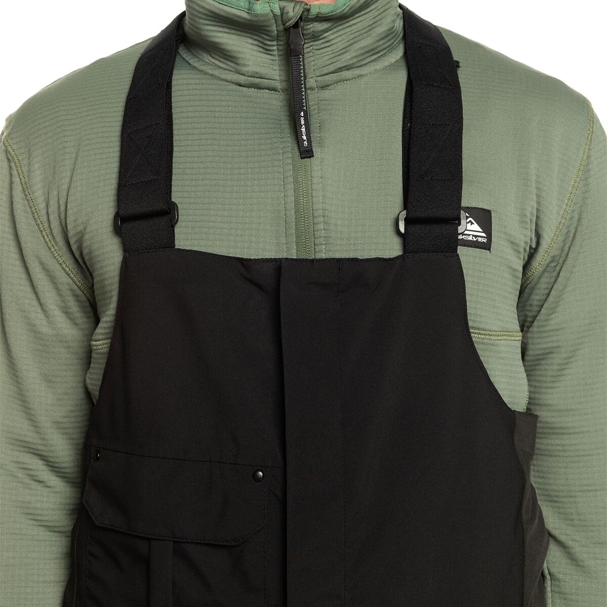 Quiksilver Men's Utility Bib Snowboard Pants - Waterproof, Insulated Winter Ski Pants for Snowboarding & Outdoor Activities