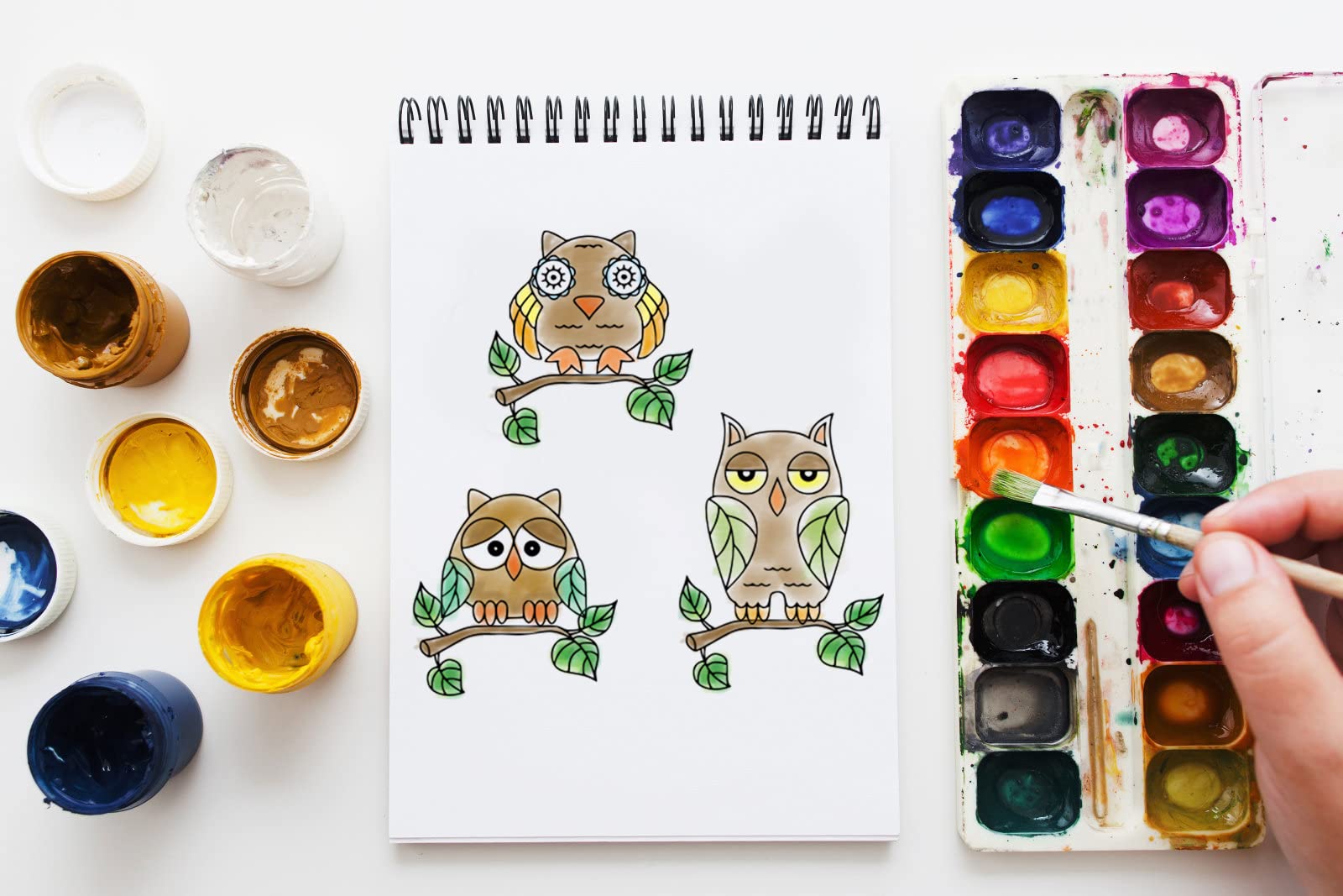 Owls Cutting Dies and Clear Stamps Set - Animal Tree Stamps with Die Cuts for Card Making, DIY Scrapbooking, Photo Albums | Birds & Wildlife Embossing Stencil Templates for Craft Decoration | Perfect for Greeting Cards, Journals, and Home Decor Projects
