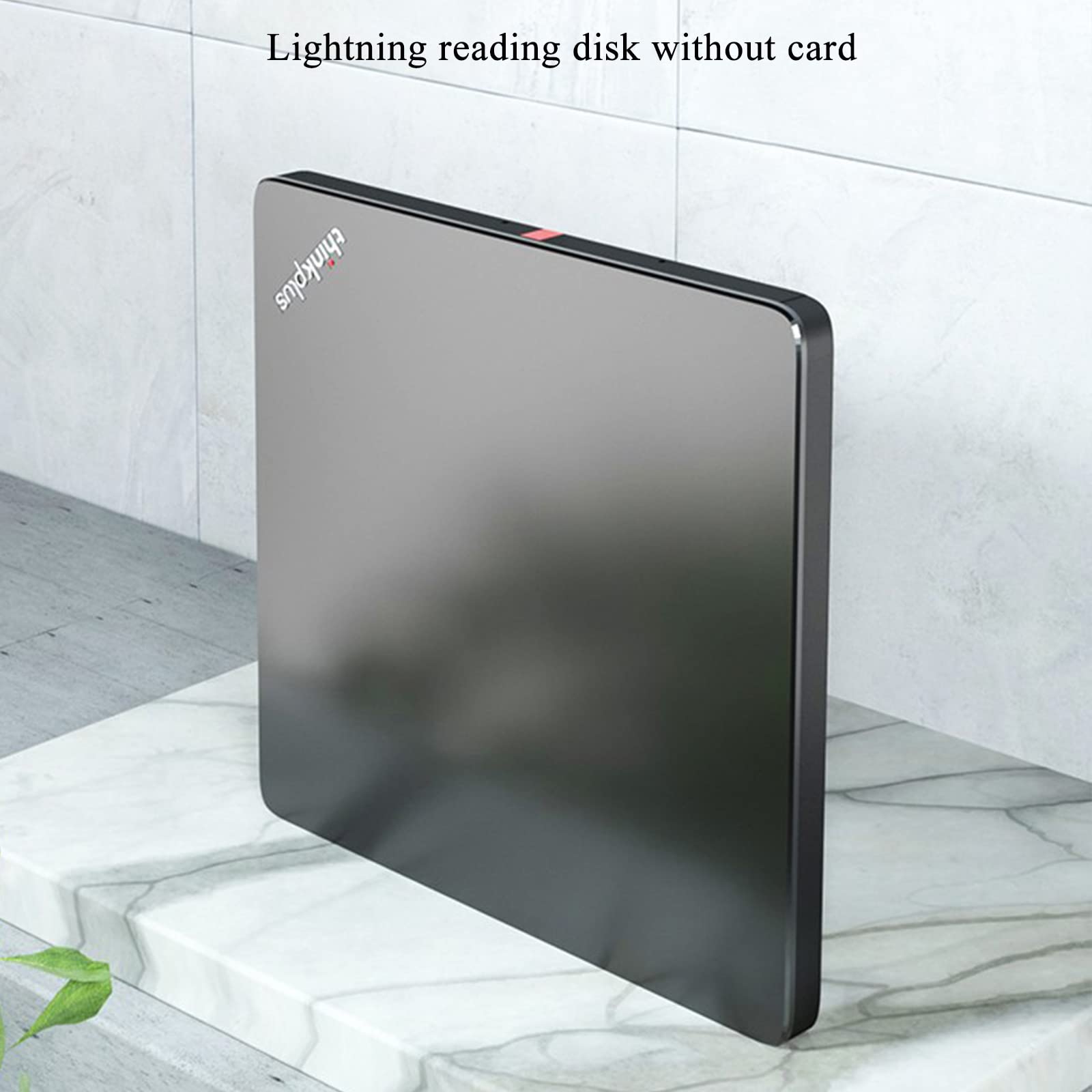 Ultra-Thin USB C External DVD-RW Drive - Plug & Play USB-C DVD Burner for Laptop, PC, Mac - Portable CD/DVD Player for Movies, Music, Data Backup & Installation
