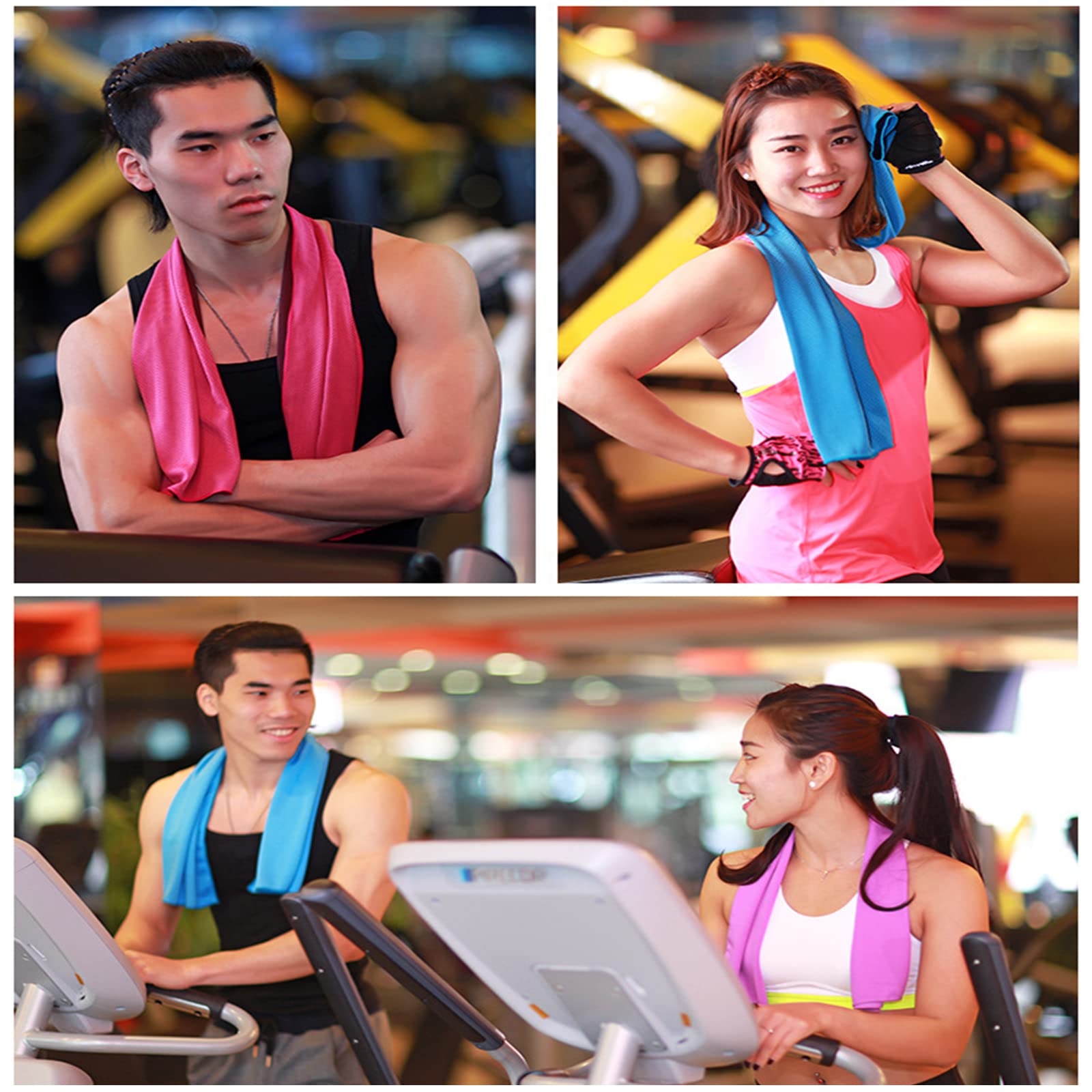 Cooling Towels for Sports & Workouts - Soft, Breathable & Quick-Drying Microfiber Ice Cold Towel with Storage Box - Perfect for Gym, Running, Yoga & Outdoor Activities - Unisex Design for Men & Women