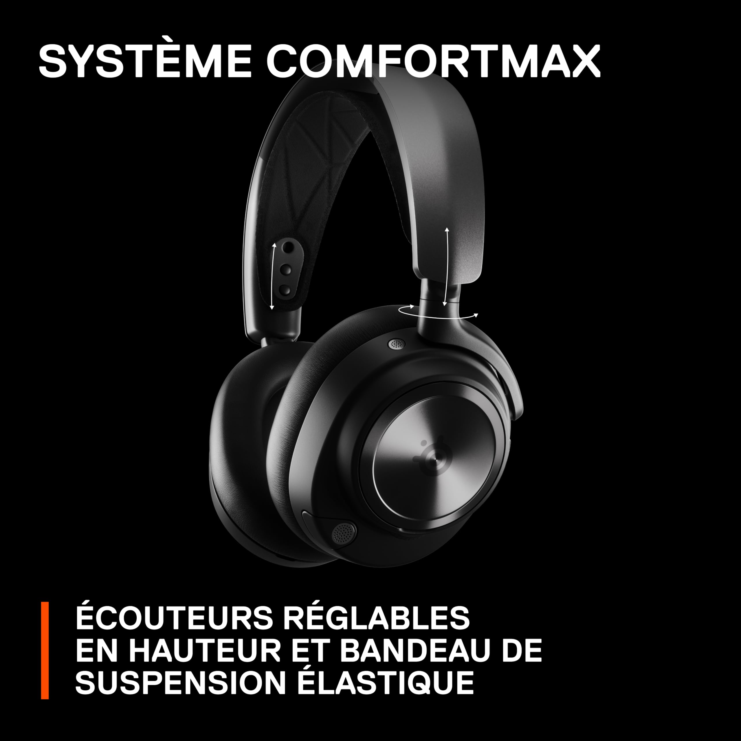 SteelSeries Arctis Nova Pro Wireless Gaming Headset with ANC - Multi-Platform Compatible (PC, PS5, PS4, Switch, Mobile) - Magnetic Neodymium Drivers & ClearCast Gen 2 Mic - Perfect for Competitive Gaming, Streaming, and Long Gaming Sessions