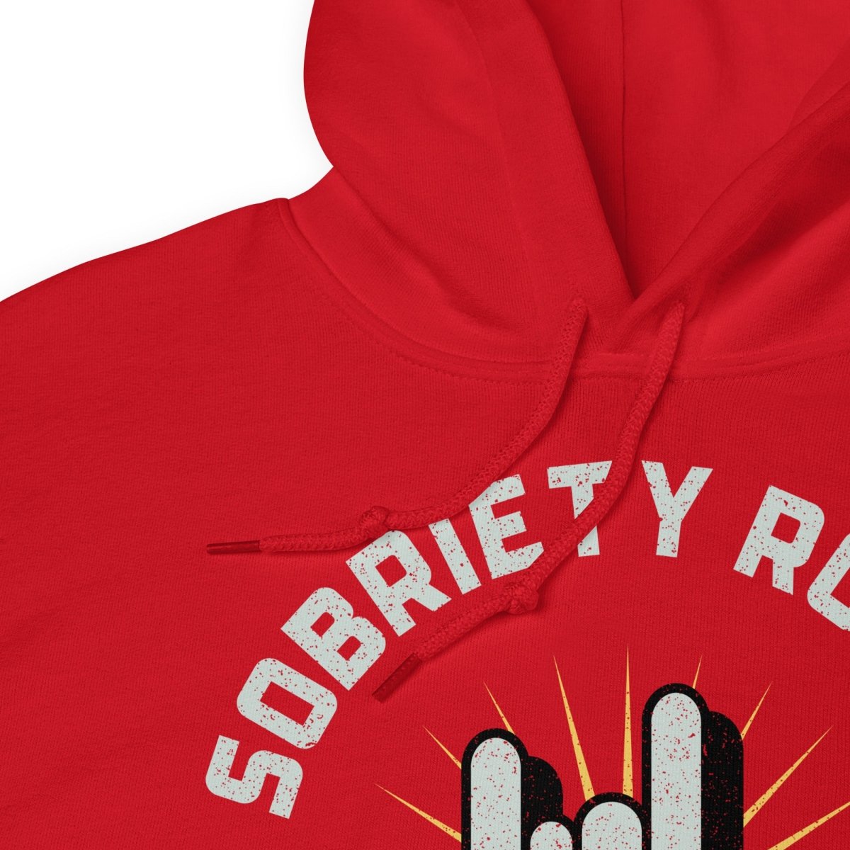 Sobriety Rocks Unisex Hoodie - Comfortable & Stylish Pullover Sweatshirt for Men & Women | Perfect for Sober Living, Recovery Support & Casual Wear
