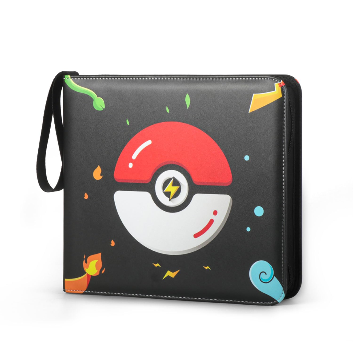JSVER 660-Pocket Zippered Trading Card Binder - Premium Collector Album for Baseball, Football & Trading Cards - Perfect for Organizing, Storing & Protecting Your Valuable Card Collection at Home or Tournaments