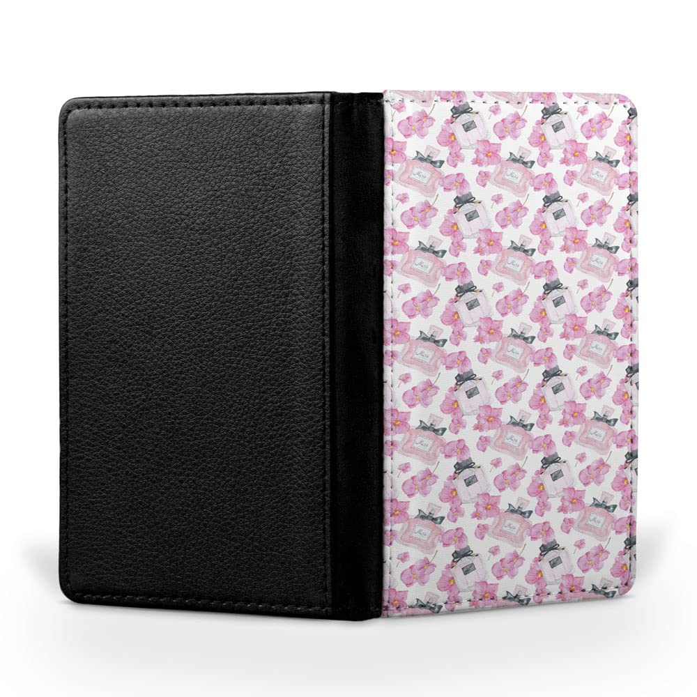 Stylish Floral Print Flip Wallet - Travel Passport Holder & ID Organizer Cover for Women | Perfect for Airports, Vacations, and Business Trips