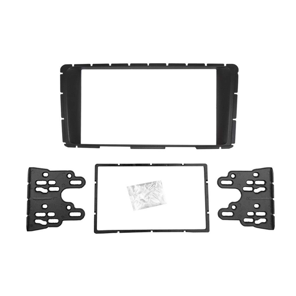 Toyota Hilux 2011+ Double Din Stereo Panel - Premium Radio Fascia Dash Kit for DVD Installation | Durable Mount Trim Face Plate Frame Bezel | Perfect for Car Audio Upgrades & Accessories